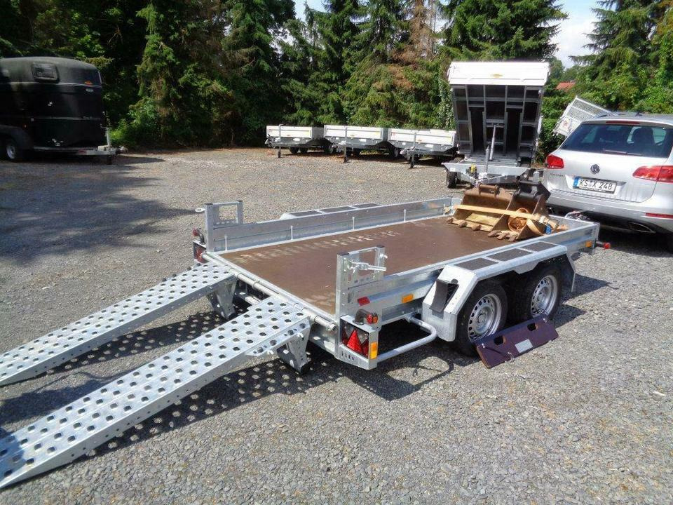 Remorque porte engin Böckmann, PKW-Anhänger, Baumaschinentransporter, 3,5 to. 100 km/h: photos 13