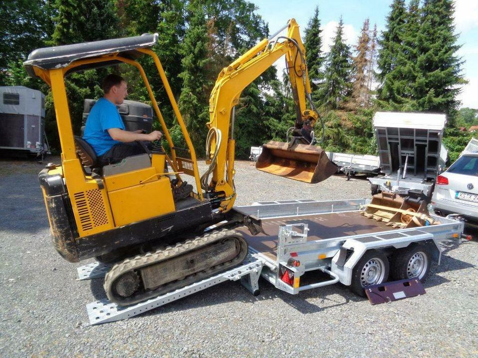 Remorque porte engin Böckmann, PKW-Anhänger, Baumaschinentransporter, 3,5 to. 100 km/h: photos 10