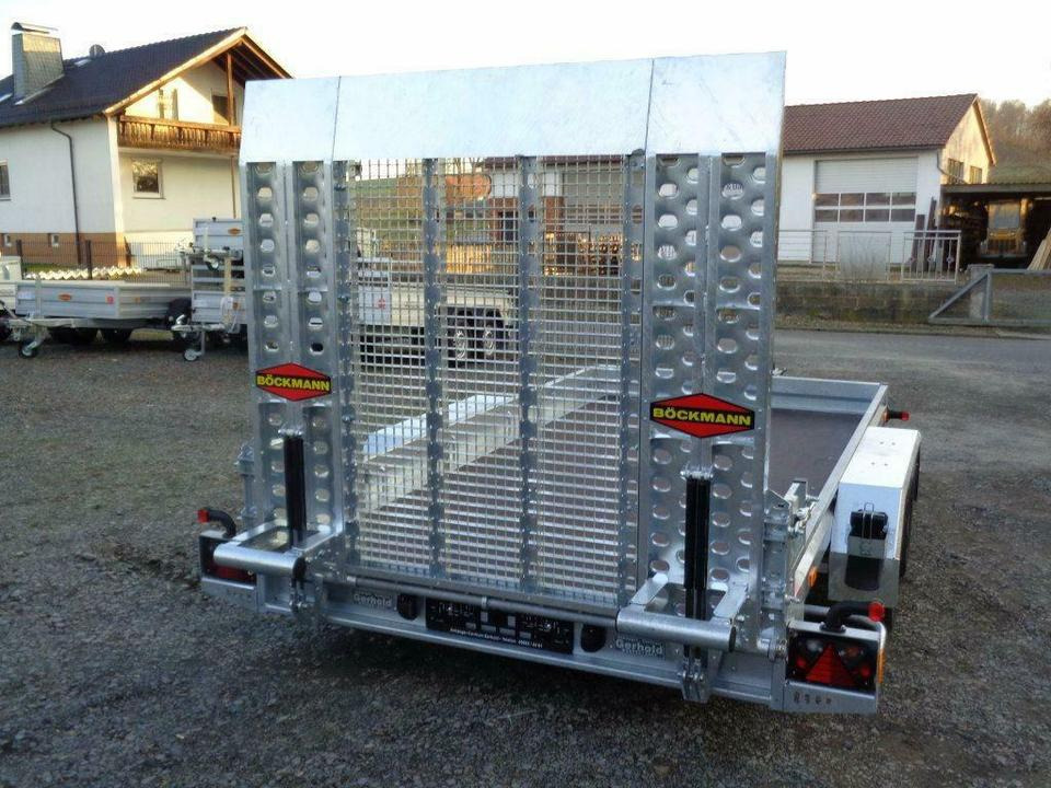Böckmann, PKW-Anhänger, Baumaschinentransporter, 3,5 to. 100 km/h - Remorque porte engin: photos 3 Böckmann, PKW-Anhänger, Baumaschinentransporter, 3,5 to. 100 km/h - Remorque porte engin: photos 3