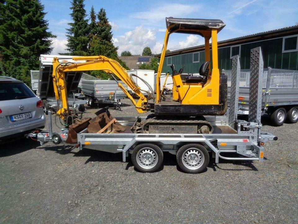 Remorque porte engin Böckmann, PKW-Anhänger, Baumaschinentransporter, 3,5 to. 100 km/h: photos 20