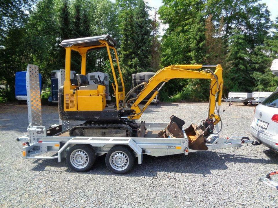 Remorque porte engin Böckmann, PKW-Anhänger, Baumaschinentransporter, 3,5 to. 100 km/h: photos 19