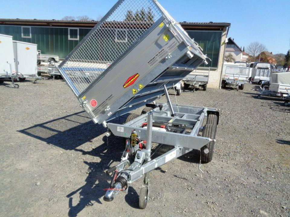 Böckmann PKW-Anhänger Elektro Dreiseitenkipper, 2,7 to - Remorque benne: photos 3 Böckmann PKW-Anhänger Elektro Dreiseitenkipper, 2,7 to - Remorque benne: photos 3