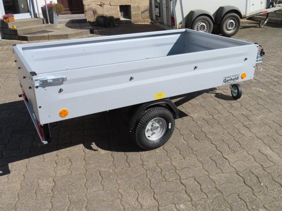 Böckmann, TPV-PKW Anhänger, 650 kg, ungebremst, Hochlader, - Remorque voiture: photos 4 Böckmann, TPV-PKW Anhänger, 650 kg, ungebremst, Hochlader, - Remorque voiture: photos 4