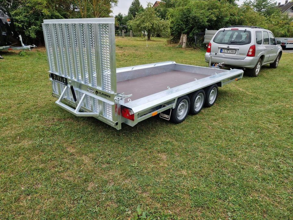 Remorque porte engin Maschinentransporter 3,5t, PKW-Anhänger 4,8 x 1,8m Mieten Leihen: photos 6