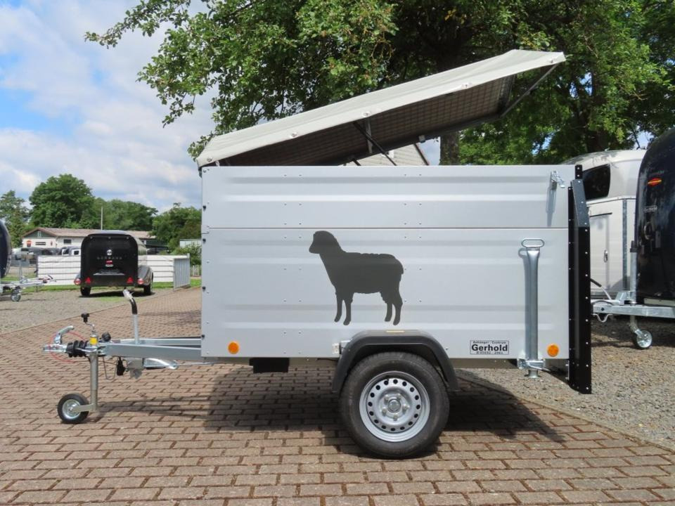 TPV Kleinviehanhänger 1,0t Flügeltür Viehanhänger Ziegen Schafe - Remorque bétaillère: photos 4 TPV Kleinviehanhänger 1,0t Flügeltür Viehanhänger Ziegen Schafe - Remorque bétaillère: photos 4