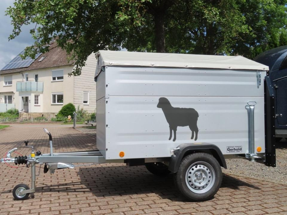 TPV Kleinviehanhänger 1,0t Flügeltür Viehanhänger Ziegen Schafe - Remorque bétaillère: photos 2 TPV Kleinviehanhänger 1,0t Flügeltür Viehanhänger Ziegen Schafe - Remorque bétaillère: photos 2