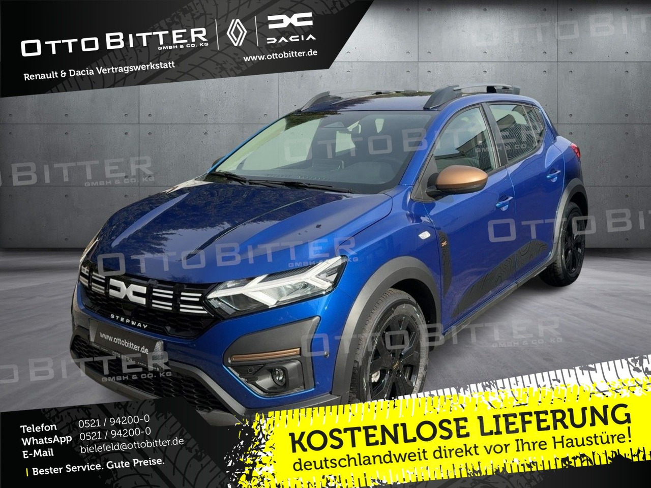 Dacia Sandero Stepway Extreme TCe110 CITY-PAKET/NAVI - Berline: photos 1 Dacia Sandero Stepway Extreme TCe110 CITY-PAKET/NAVI - Berline: photos 1