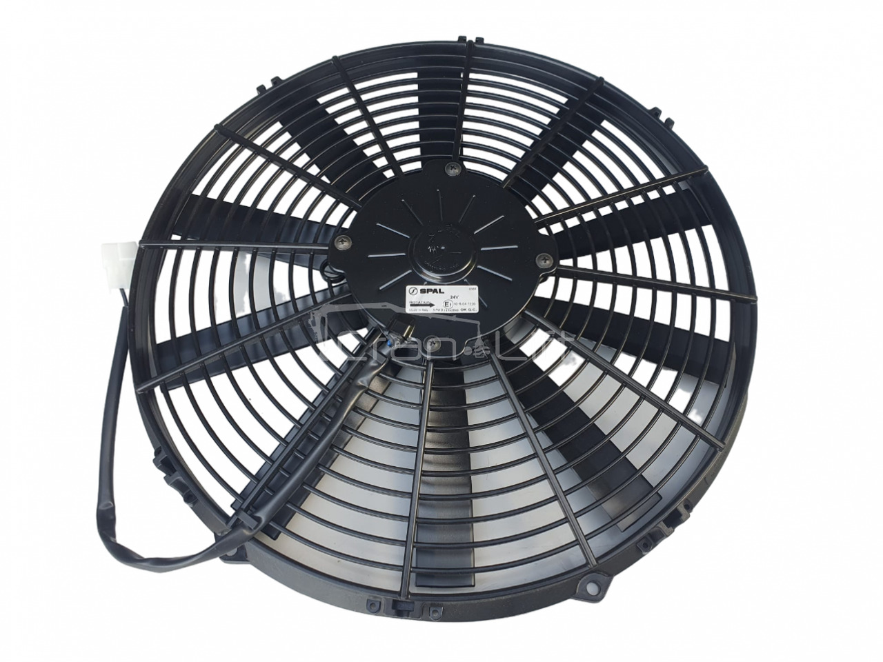 Wentylator chłodnicy oleju hydraulicznego SPAL 24V / 380mm - Radiateur d'huile pour Grue auxiliaire: photos 1 Wentylator chłodnicy oleju hydraulicznego SPAL 24V / 380mm - Radiateur d'huile pour Grue auxiliaire: photos 1