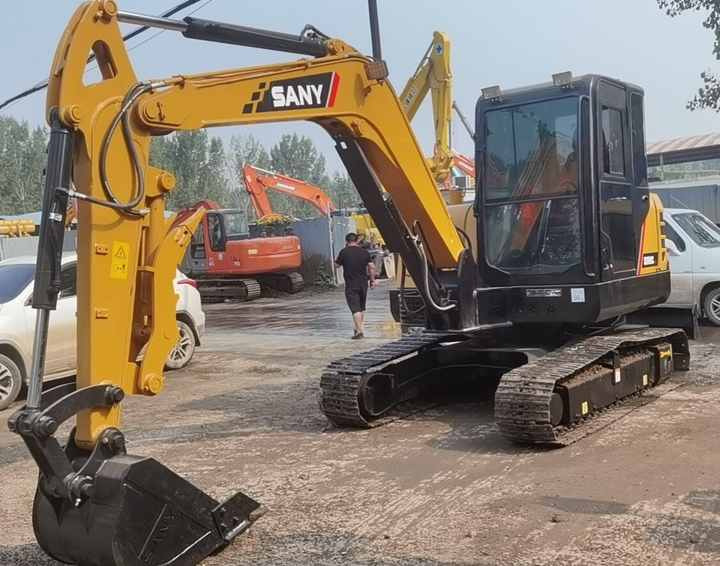 China Brand Used Sany Sy60c Mini Excavator 6ton Crawler Earth Digger Machine for Sale - Pelle sur chenille: photos 2 China Brand Used Sany Sy60c Mini Excavator 6ton Crawler Earth Digger Machine for Sale - Pelle sur chenille: photos 2