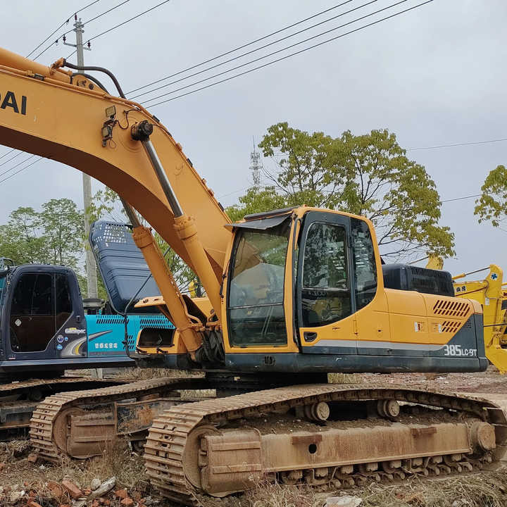 Hyundai Digger 385LC-9T Second Hand Korea Made High Performance Machine Hyundai Excavator for Sale - Pelle sur chenille: photos 1 Hyundai Digger 385LC-9T Second Hand Korea Made High Performance Machine Hyundai Excavator for Sale - Pelle sur chenille: photos 1