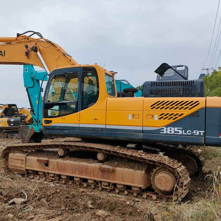 Hyundai Digger 385LC-9T Second Hand Korea Made High Performance Machine Hyundai Excavator for Sale - Pelle sur chenille: photos 4 Hyundai Digger 385LC-9T Second Hand Korea Made High Performance Machine Hyundai Excavator for Sale - Pelle sur chenille: photos 4