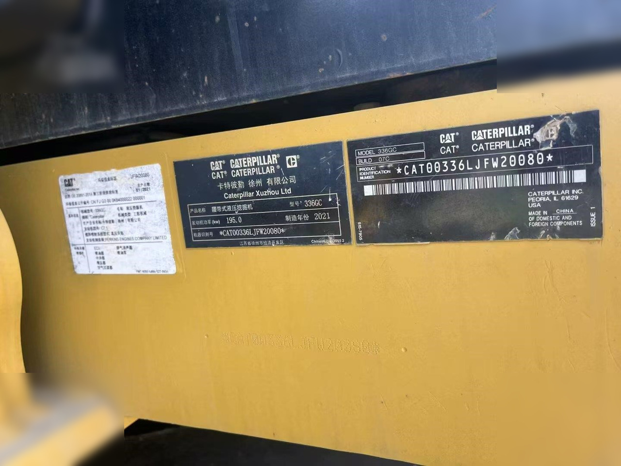 Pelle sur chenille CATERPILLAR 336GC: photos 12