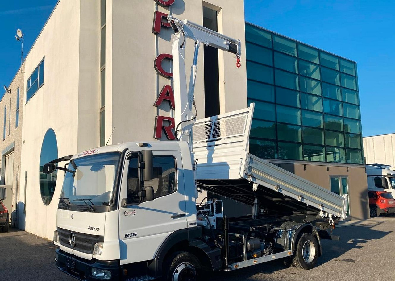MERCEDES 816 ATEGO CASSONE RIBALTABILE E GRU - Camion benne, Camion grue: photos 3 MERCEDES 816 ATEGO CASSONE RIBALTABILE E GRU - Camion benne, Camion grue: photos 3