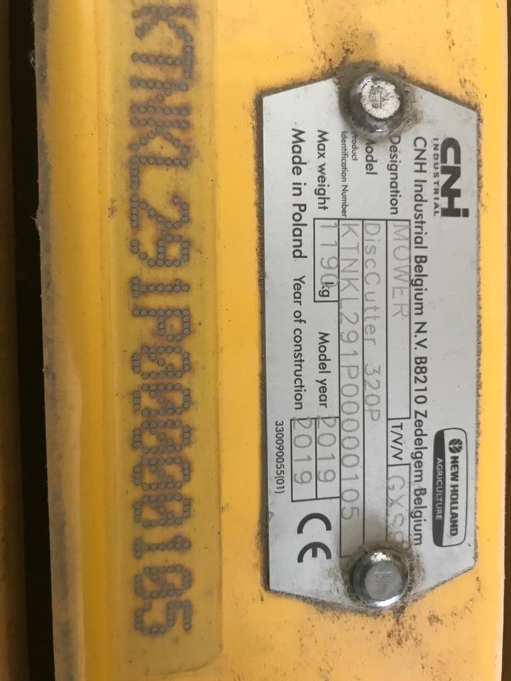 New Holland DISCOCUTTER 320 P - Faucheuse: photos 2 New Holland DISCOCUTTER 320 P - Faucheuse: photos 2
