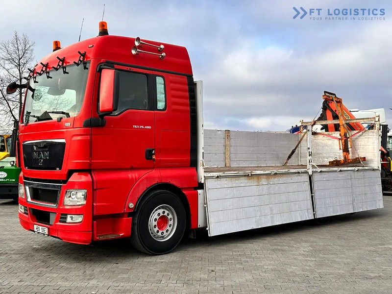 MAN TGX 26.480 Ciężarówka burtowa MAN TGX 26.480 6X2 / PALFINGER PK9002-EH B Crane / 80% Michelin - Camion grue: photos 2 MAN TGX 26.480 Ciężarówka burtowa MAN TGX 26.480 6X2 / PALFINGER PK9002-EH B Crane / 80% Michelin - Camion grue: photos 2
