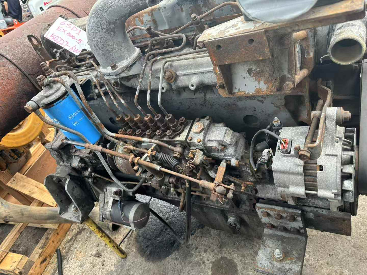 ISUZU 6SD1 - Moteur pour Pelle: photos 2 ISUZU 6SD1 - Moteur pour Pelle: photos 2
