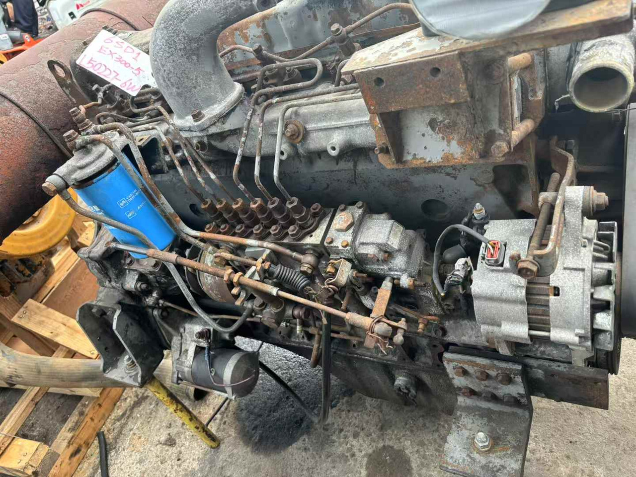 ISUZU 6SD1 - Moteur pour Pelle: photos 1 ISUZU 6SD1 - Moteur pour Pelle: photos 1