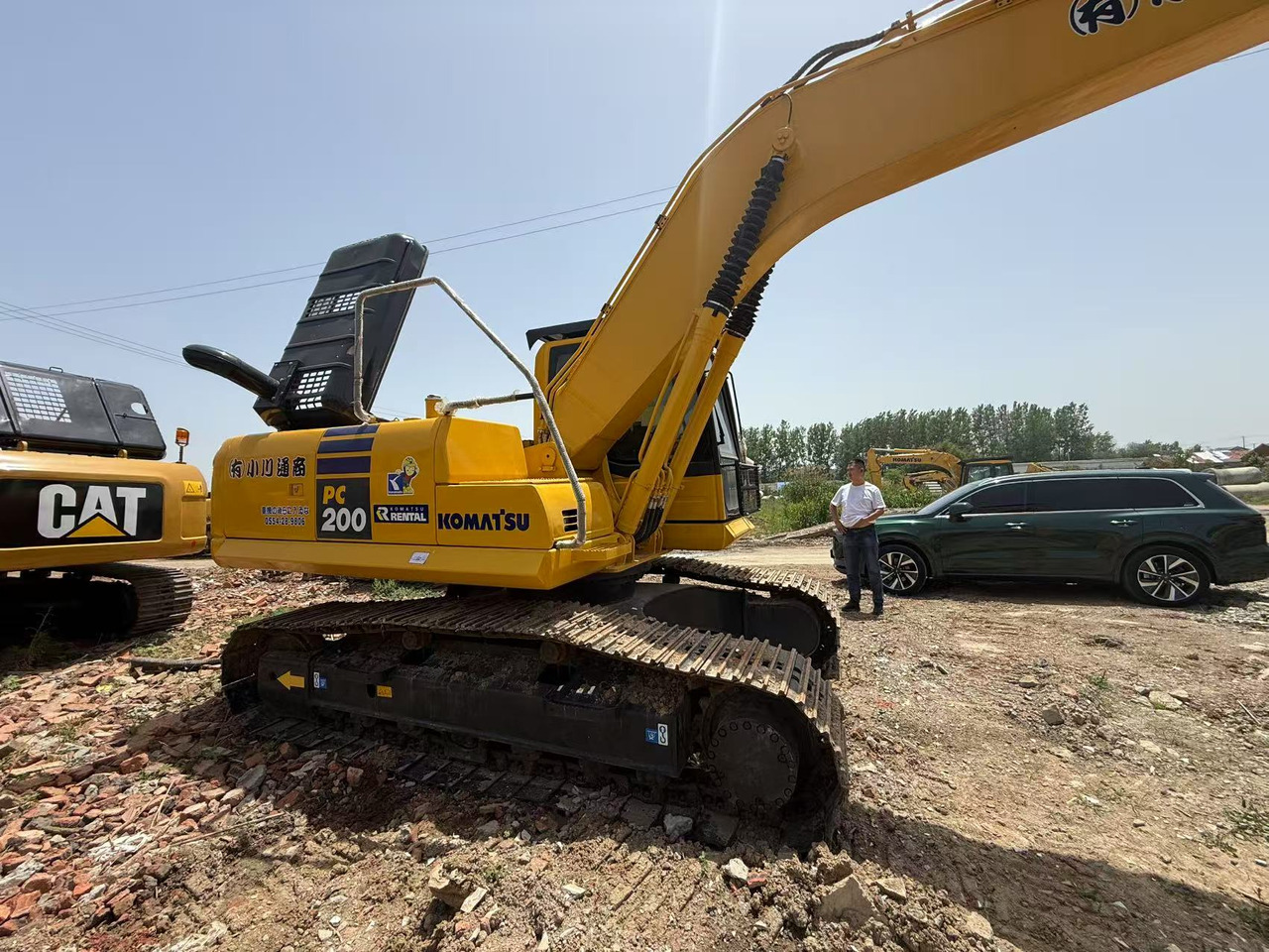 KOMATSU PC200-8 - Pelle sur chenille: photos 3 KOMATSU PC200-8 - Pelle sur chenille: photos 3