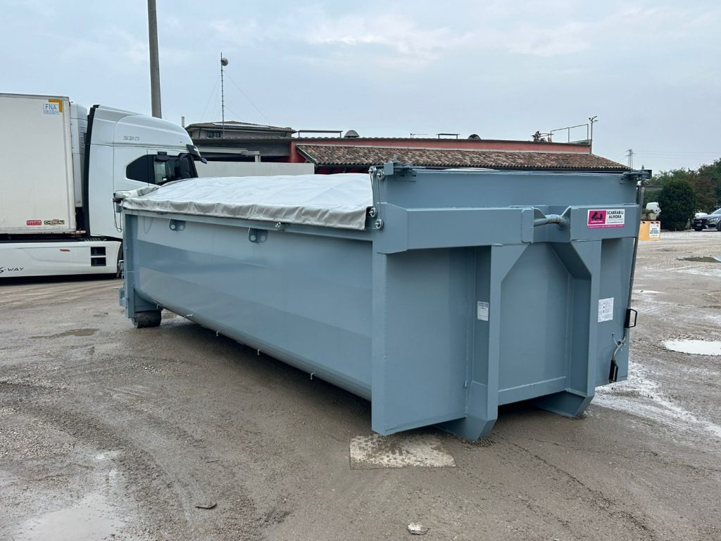 Benne ampliroll neuf CONTAINER SCARRABILE PER INERTI CON COPRI SCOPRI: photos 8
