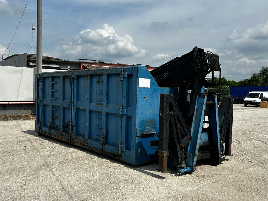 Benne ampliroll CONTAINER SCARRABILE USATO A CIELO APERTO CON GRU: photos 7
