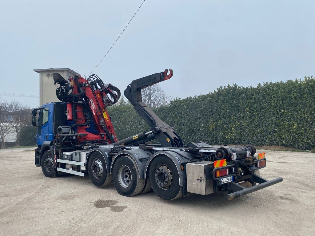 Camion ampliroll IVECO STRALIS 260.450 SCARRABILE CON GRU: photos 7