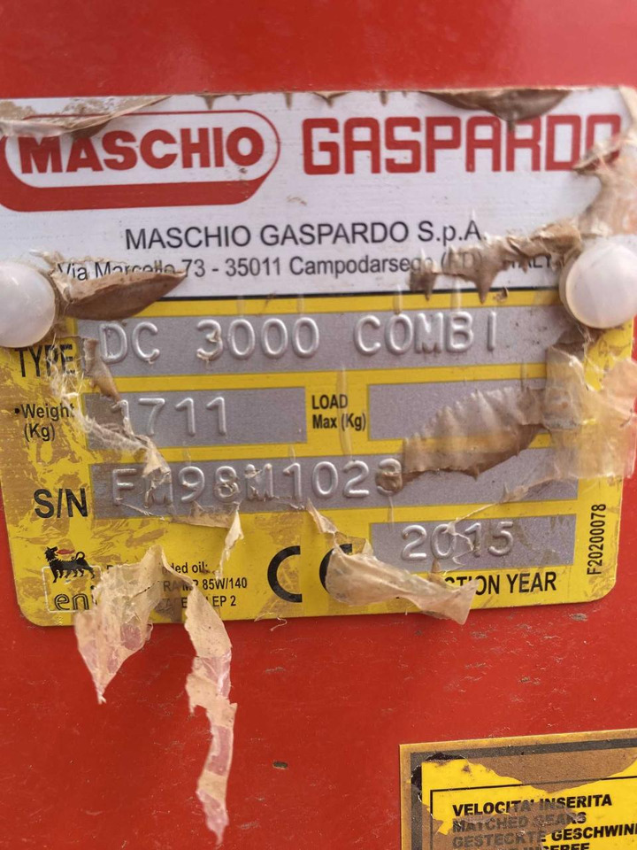 Maschio DC 3000 Drago - Outils du sol: photos 5 Maschio DC 3000 Drago - Outils du sol: photos 5