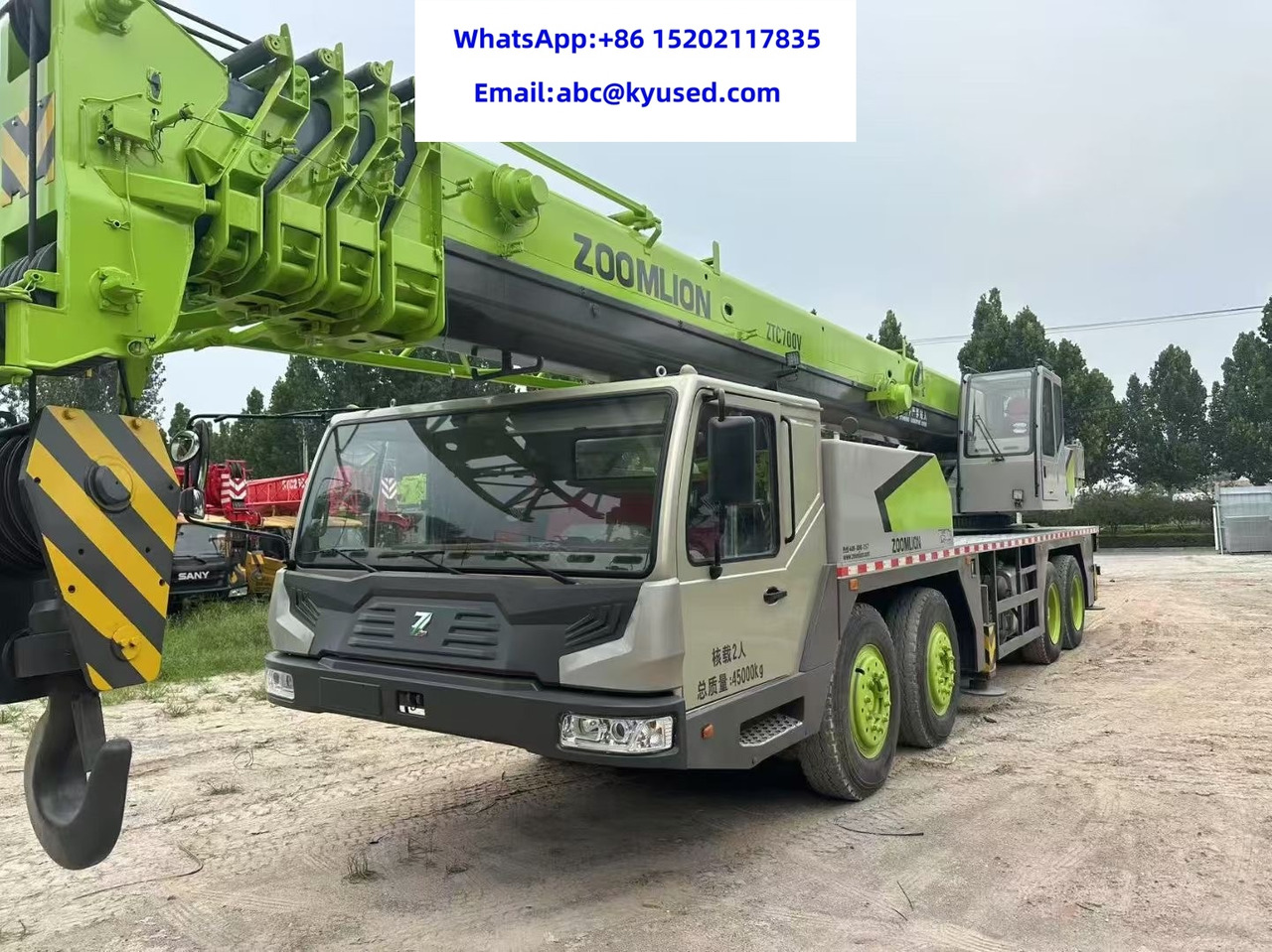 ZOOMLION QY70V ZTC700V QY80V ZTC800V 70TON 80TON CRANE - Grue mobile: photos 1 ZOOMLION QY70V ZTC700V QY80V ZTC800V 70TON 80TON CRANE - Grue mobile: photos 1