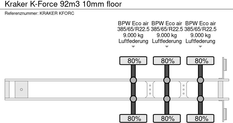 Kraker K-Force 92m3 10mm floor - crédit-bail kraker K-Force 92m3 10mm floor: photos 8