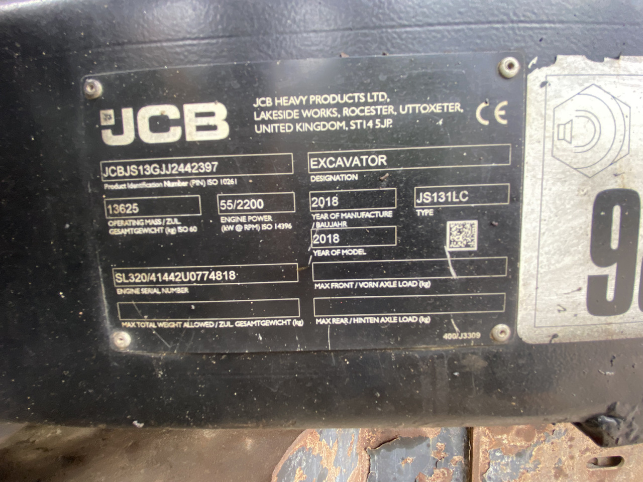JCB JS131 - Pelle sur chenille: photos 3 JCB JS131 - Pelle sur chenille: photos 3