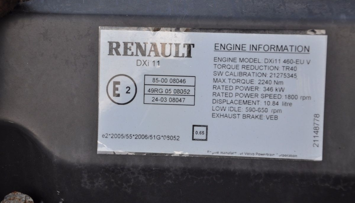 Renault DXi11 Renault PREMIUM DXI - Moteur pour Camion: photos 3 Renault DXi11 Renault PREMIUM DXI - Moteur pour Camion: photos 3