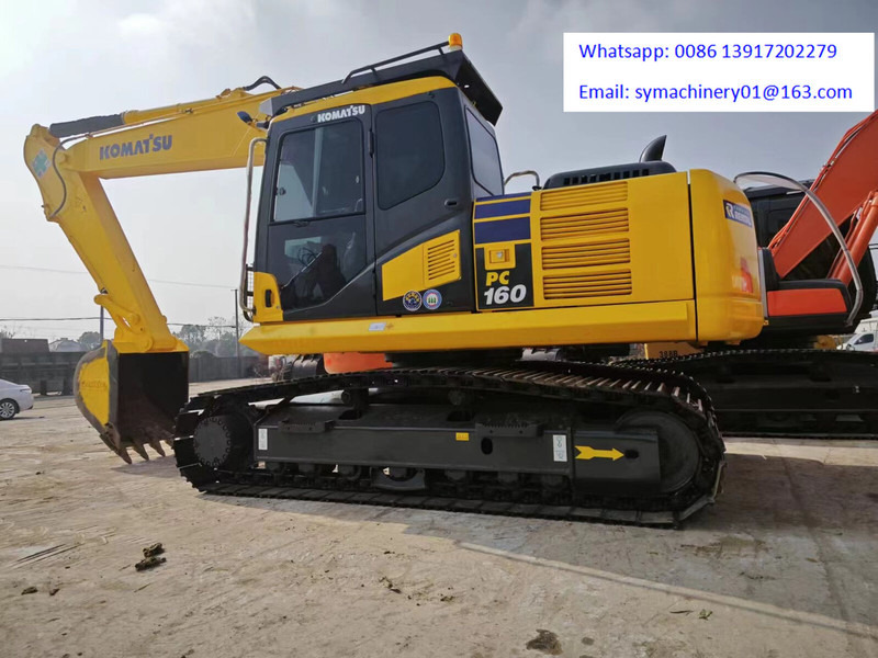 Komatsu PC160 - Pelle sur chenille: photos 1 Komatsu PC160 - Pelle sur chenille: photos 1