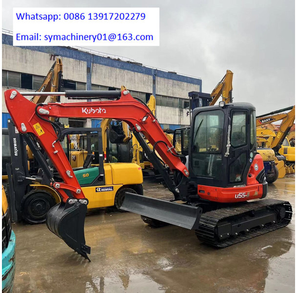 Kubota U55-5 - Mini pelle: photos 1 Kubota U55-5 - Mini pelle: photos 1