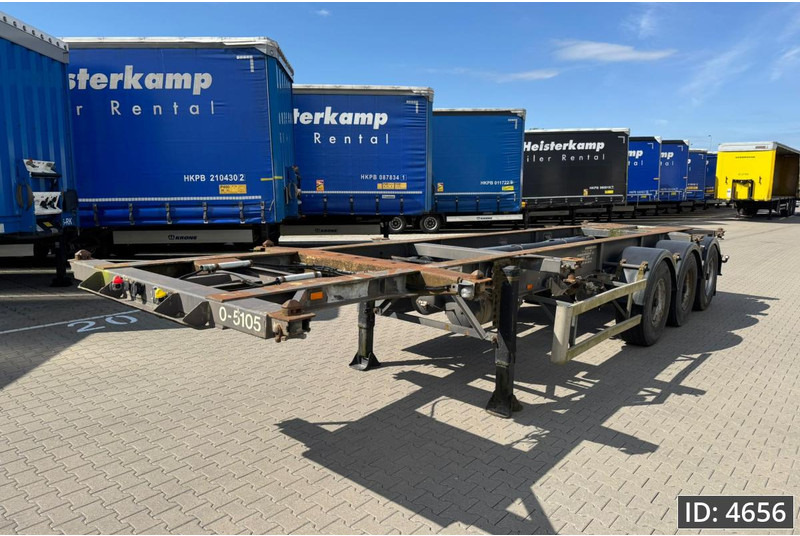 DESOT 3AT / 20-30 ft / BPW - Semi-remorque porte-conteneur/ Caisse mobile: photos 1 DESOT 3AT / 20-30 ft / BPW - Semi-remorque porte-conteneur/ Caisse mobile: photos 1