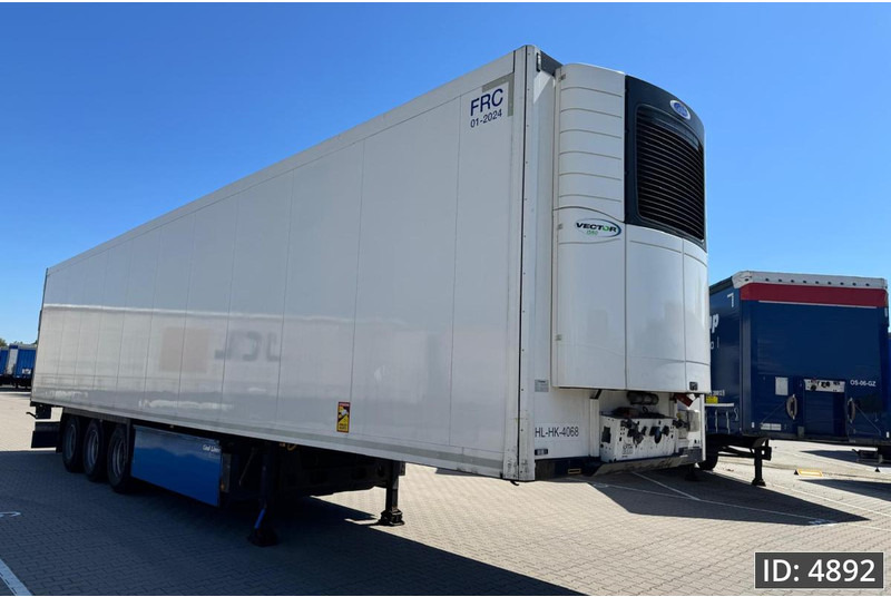 Krone SD / Carrier Vector 1550 / Palletbox / BPW Drum - Semi-remorque frigorifique: photos 4 Krone SD / Carrier Vector 1550 / Palletbox / BPW Drum - Semi-remorque frigorifique: photos 4