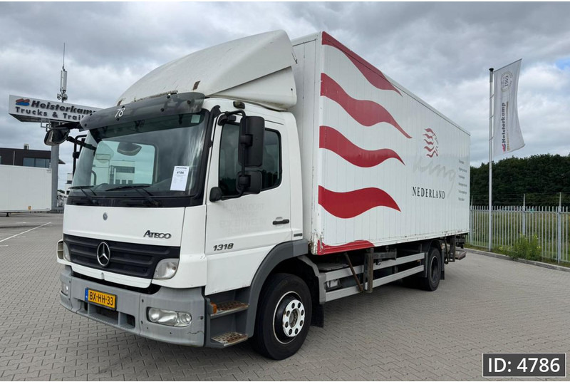 Mercedes-Benz Atego 1318 Day Cab, Euro 5, BDF / EPS automatic / DHOLLANDIA 2000KG - Camion porte-conteneur/ Caisse mobile: photos 1 Mercedes-Benz Atego 1318 Day Cab, Euro 5, BDF / EPS automatic / DHOLLANDIA 2000KG - Camion porte-conteneur/ Caisse mobile: photos 1