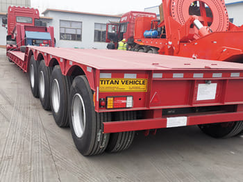 TITAN Folding Gooseneck Lowboy Trailers for Sale in Senegal - Semi-remorque: photos 1 TITAN Folding Gooseneck Lowboy Trailers for Sale in Senegal - Semi-remorque: photos 1