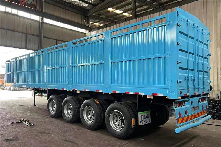 TITAN 4 Axle Fence Semi Truck Trailer for Sale price In Rwanda - Semi-remorque bétaillère: photos 1 TITAN 4 Axle Fence Semi Truck Trailer for Sale price In Rwanda - Semi-remorque bétaillère: photos 1