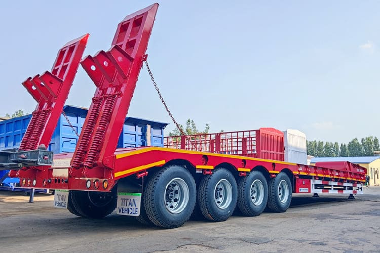 TITAN 4 Axle Low Loader Trailer for Sale in Jamaica - Semi-remorque surbaissé: photos 1 TITAN 4 Axle Low Loader Trailer for Sale in Jamaica - Semi-remorque surbaissé: photos 1