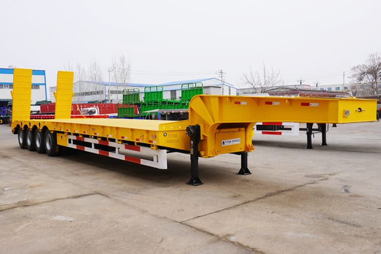 TITAN 4 Axle Lowbed Trailer Truck for Sale in Zambia - Semi-remorque surbaissé: photos 2 TITAN 4 Axle Lowbed Trailer Truck for Sale in Zambia - Semi-remorque surbaissé: photos 2