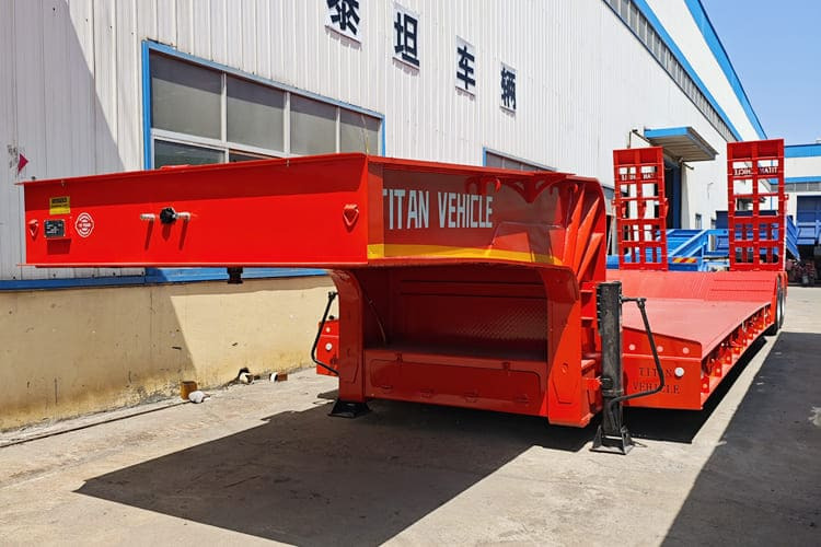 TITAN Lowbed Trailer for Sale in Saudi Arabia - Semi-remorque surbaissé: photos 2 TITAN Lowbed Trailer for Sale in Saudi Arabia - Semi-remorque surbaissé: photos 2
