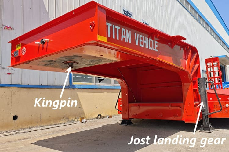 TITAN Lowbed Trailer for Sale in Saudi Arabia - Semi-remorque surbaissé: photos 5 TITAN Lowbed Trailer for Sale in Saudi Arabia - Semi-remorque surbaissé: photos 5