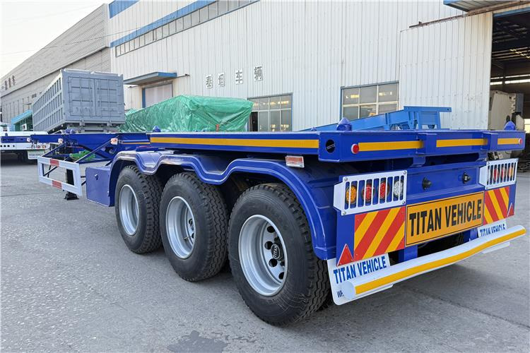 TITAN Sales Promotion 40 feet Container Trailer for Sale In Mexico - Semi-remorque châssis: photos 3 TITAN Sales Promotion 40 feet Container Trailer for Sale In Mexico - Semi-remorque châssis: photos 3