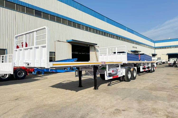 TITAN Super Link Flatbed Trailer for Sale in Mali - Semi-remorque plateau: photos 1 TITAN Super Link Flatbed Trailer for Sale in Mali - Semi-remorque plateau: photos 1
