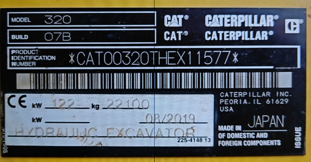 Caterpillar cat 320 - Pelle sur chenille: photos 5 Caterpillar cat 320 - Pelle sur chenille: photos 5