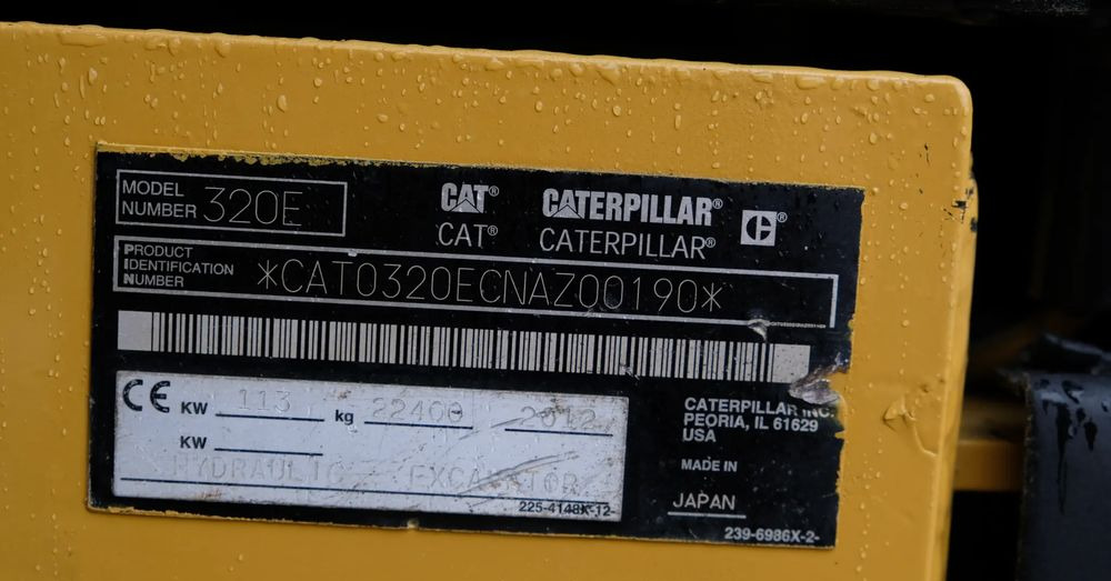 Caterpillar cat 320EL - Pelle sur chenille: photos 5 Caterpillar cat 320EL - Pelle sur chenille: photos 5
