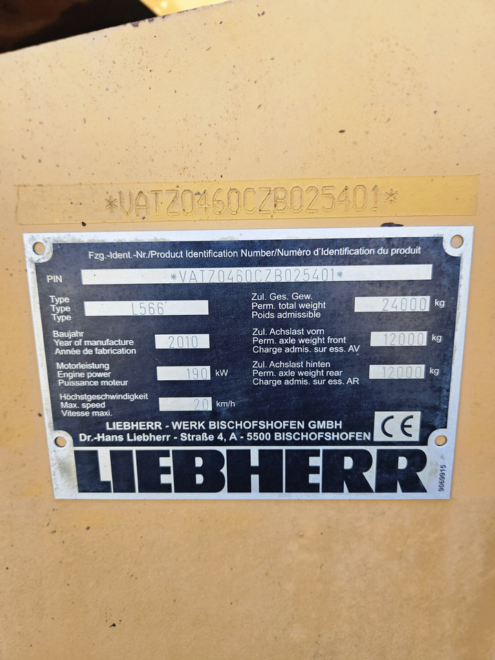 LIEBHERR L566 - Chargeuse sur pneus: photos 5 LIEBHERR L566 - Chargeuse sur pneus: photos 5