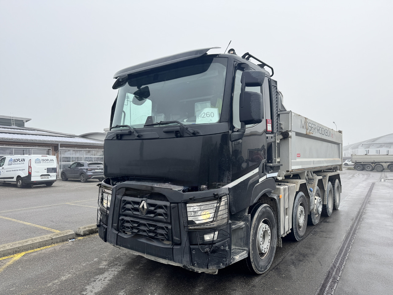 RENAULT C520 10x4 Moser - Camion benne: photos 1 RENAULT C520 10x4 Moser - Camion benne: photos 1