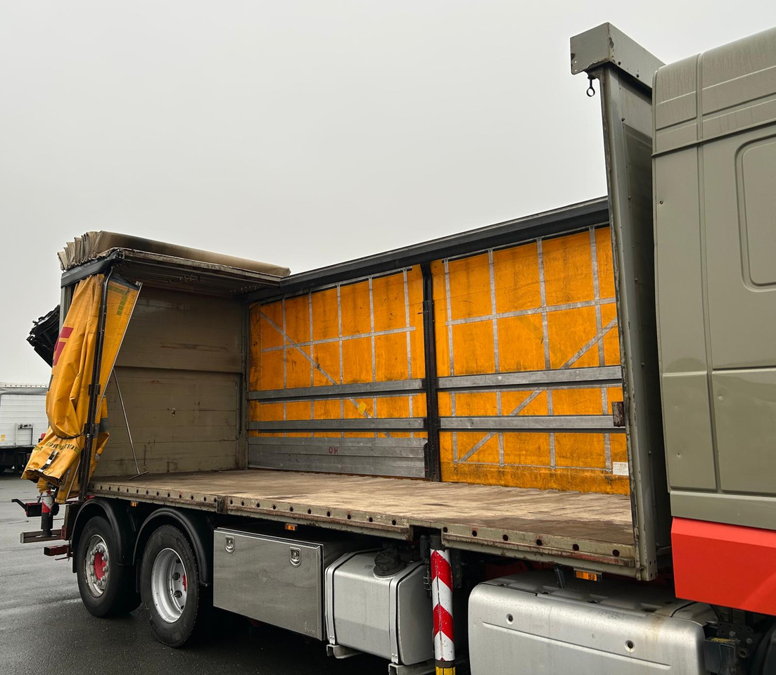 Camion à rideaux coulissants, Camion grue DAF DAF XF 460 FAN + PALFINGER + 16mtr + Lenkachse + EURO 6: photos 13