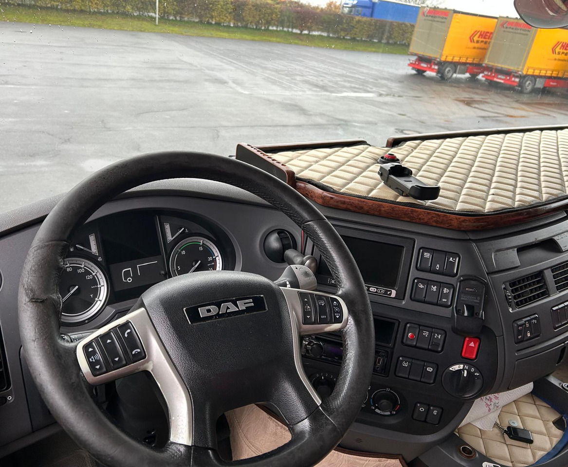 Camion à rideaux coulissants, Camion grue DAF DAF XF 460 FAN + PALFINGER + 16mtr + Lenkachse + EURO 6: photos 15