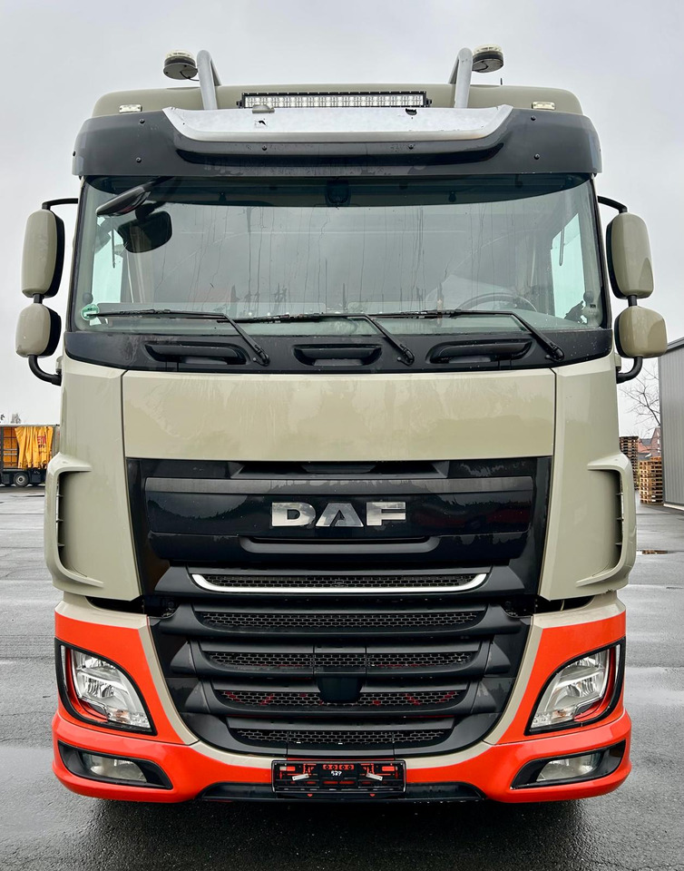 Camion à rideaux coulissants, Camion grue DAF DAF XF 460 FAN + PALFINGER + 16mtr + Lenkachse + EURO 6: photos 8